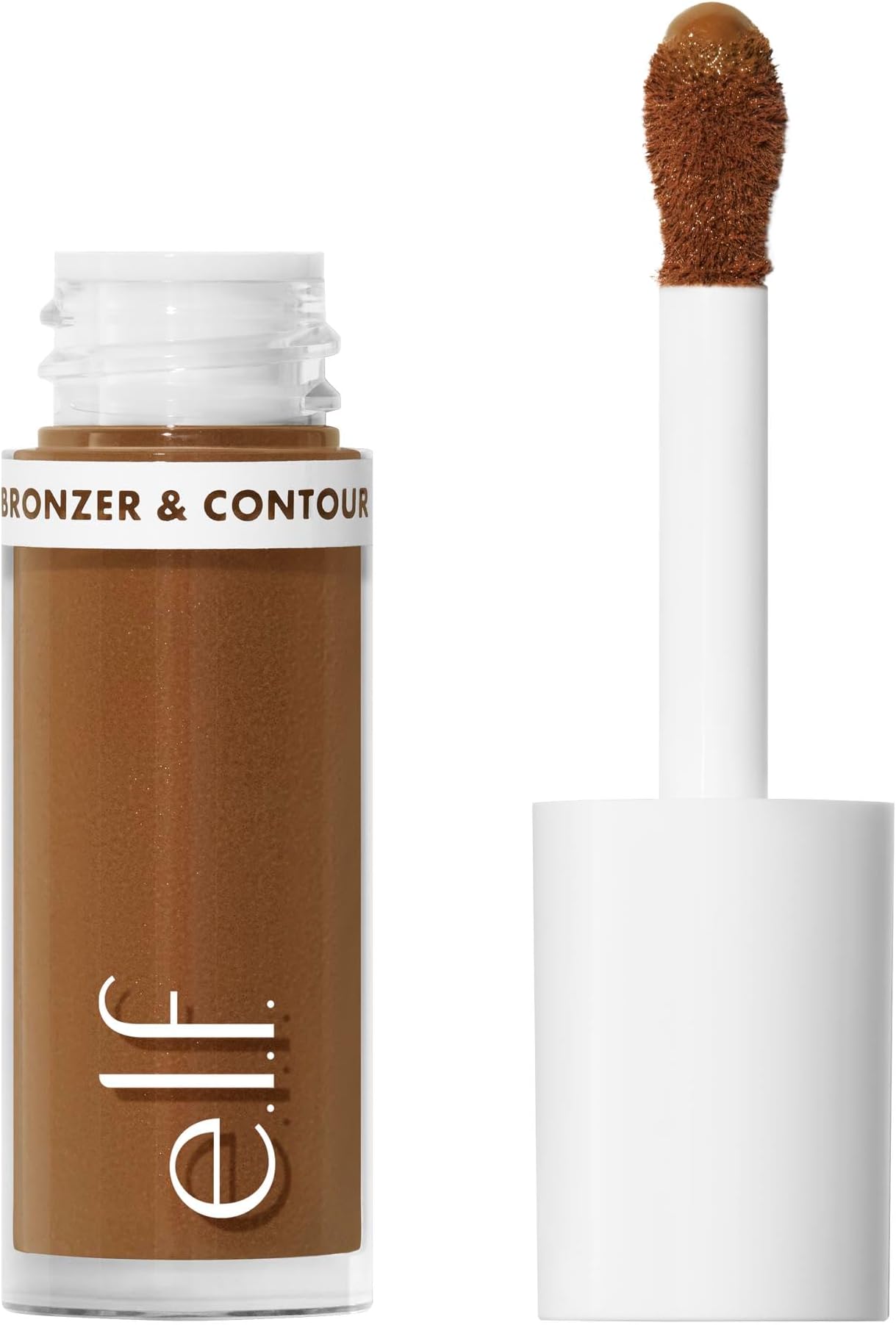 e.l.f. Camo Liquid Bronzer & Contour, Silky Highly Pigmented Formula, Creates a Long-Lasting Bronzed Glow & Natural Look, Vegan & Cruelty-Free, 5 Medium