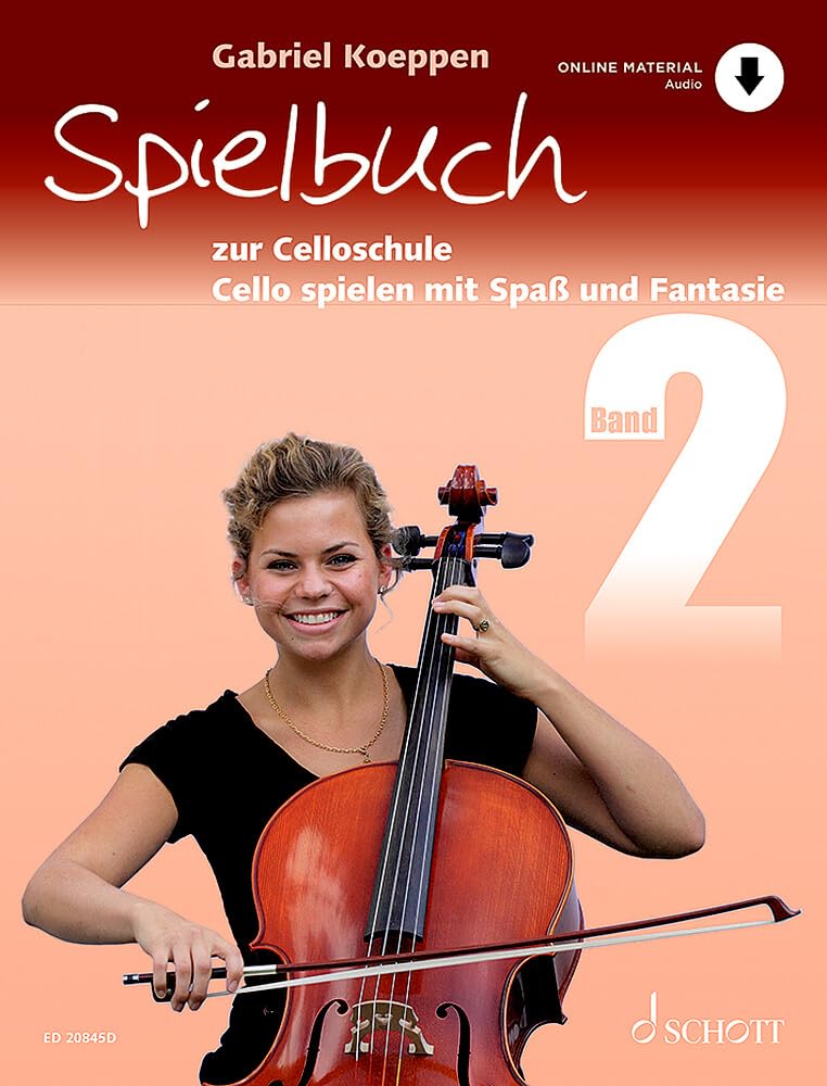 Spielbuch zur Celloschule: Cello spielen mit Spaß und Fantasie. Spielbuch 2. 1-3 Violoncelli, teilweise mit Klavier. Spielbuch. (Celloschule, Spielbuch 2)