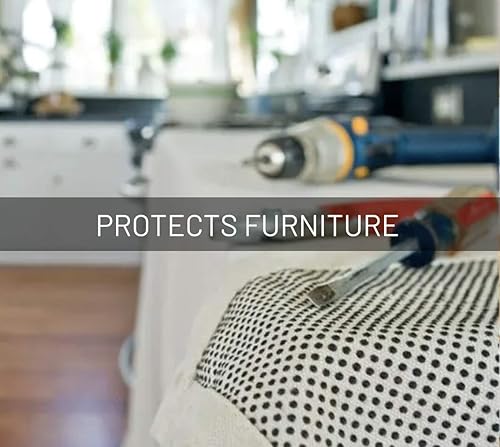 Miniatura 6 de Tela de lona para caída de seguridad de 8 onzas, 3.5 x 12 pies