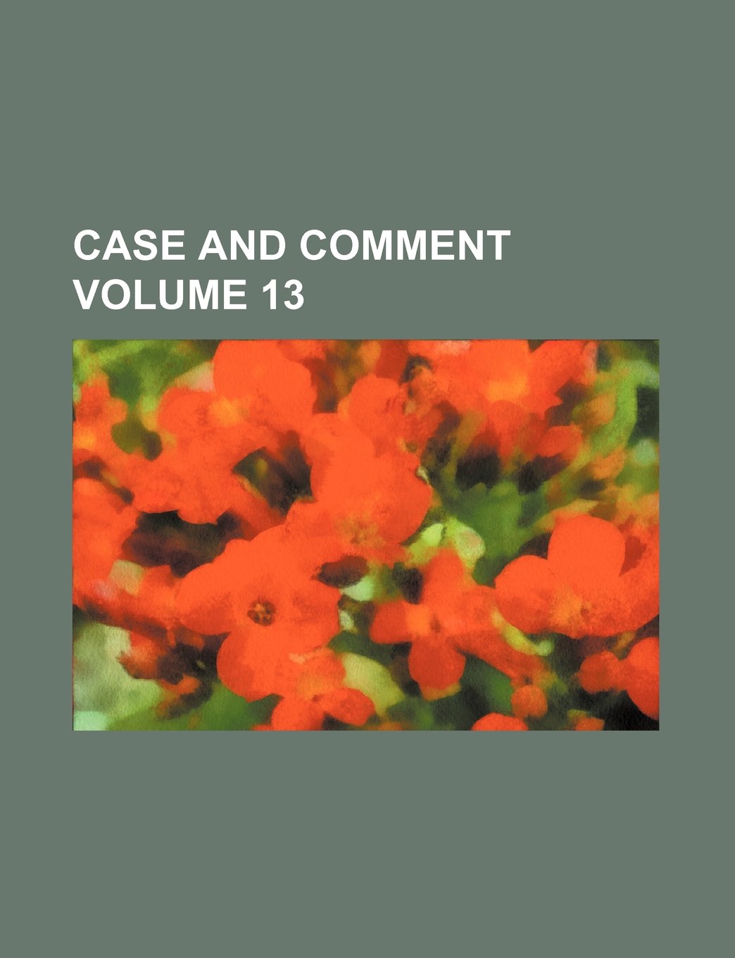 Case and Comment Volume 13