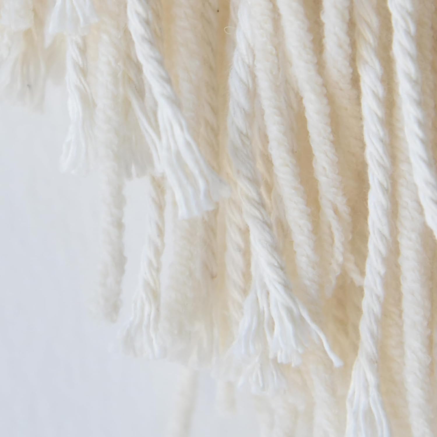 Jakalin Large Macrame Wall Hanging Boho Wall Decor 47" W x 35" L Handmade Craftmanship Yarn Wall Art For Bedroom Living Room Scandinavian Home Decor