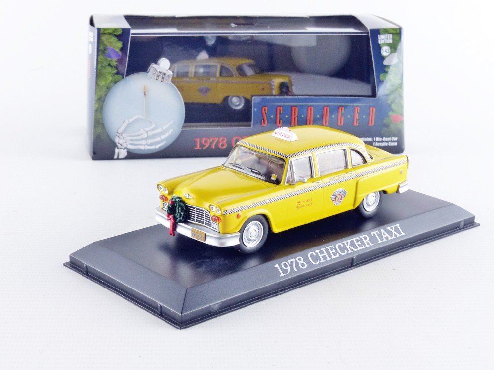 en-taxi 6冊セット【美品】 Greenlight Hollywood Scrooged (1988-1978) Checker Taxi Cab