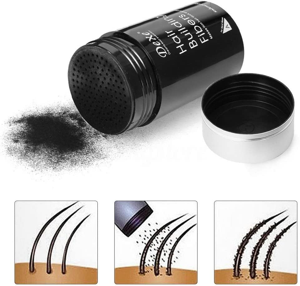 Hair Building Fibers, Thickening Fiber for Women and Men-Gentle Plant Formula-Hypoallergenic-Natural Look - Image 4