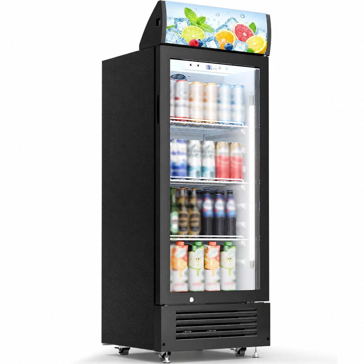 Kismile 582851 9 cu ft Beverage Cooler Silver