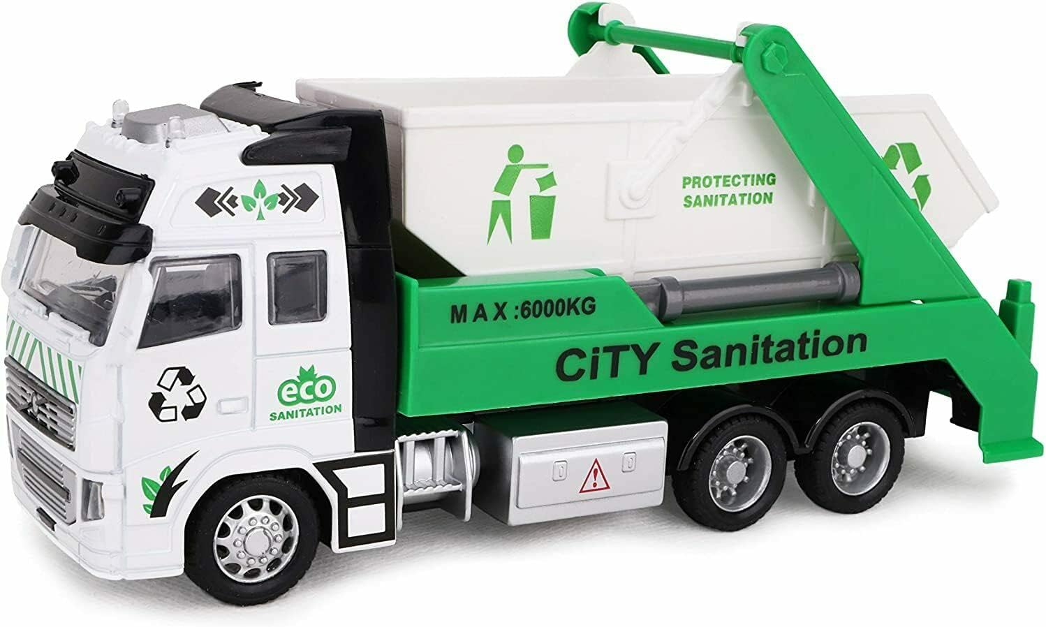 Celino® 21cm Pull Back Lorry DieCast Friction Powered Kids Garbage