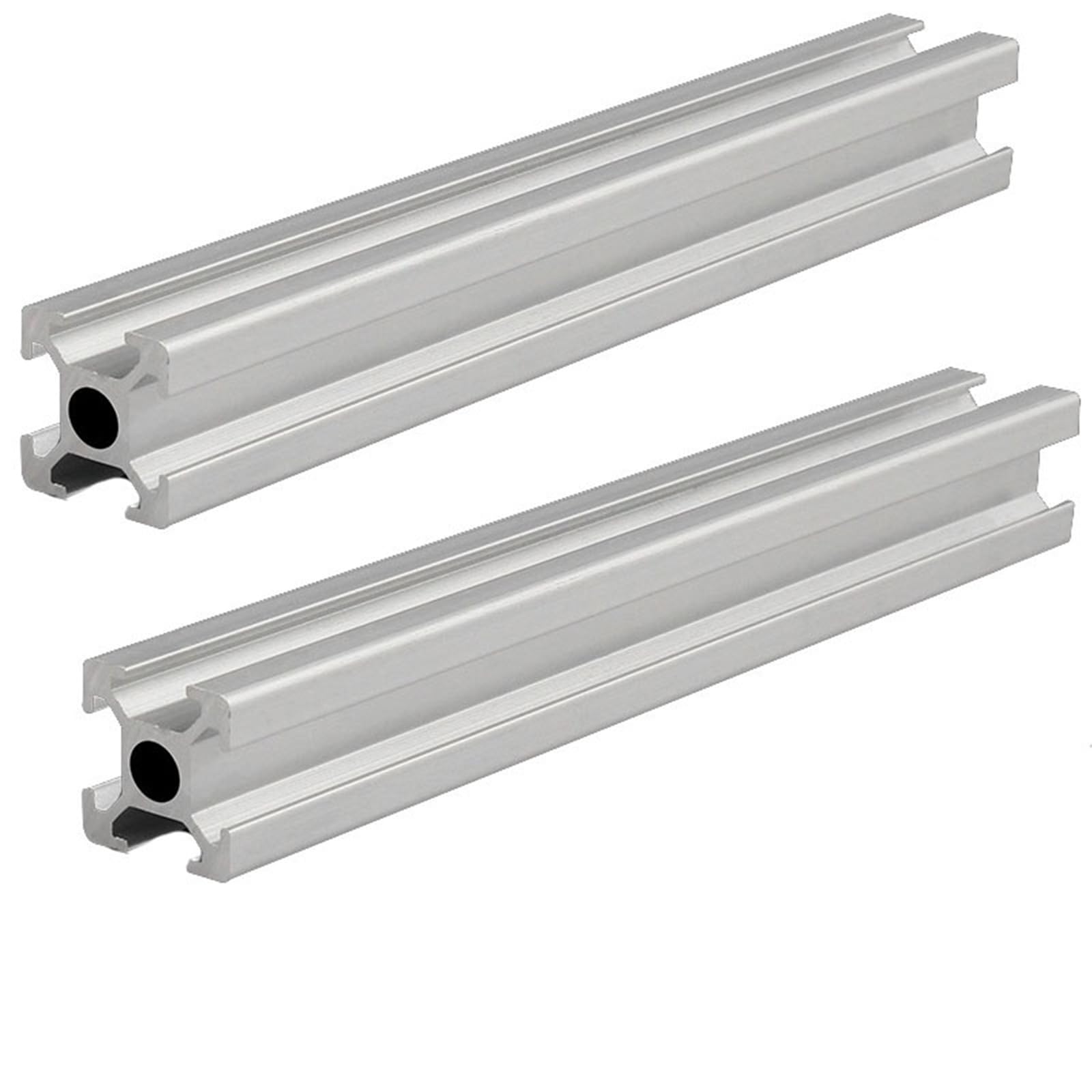 GTPBAO 2 pezzi 1515 Profili in alluminio anodizzato Telaio estruso standard europeo 15x15mm Guide quadrate for supporti for attrezzature Binario estruso(600mm long)