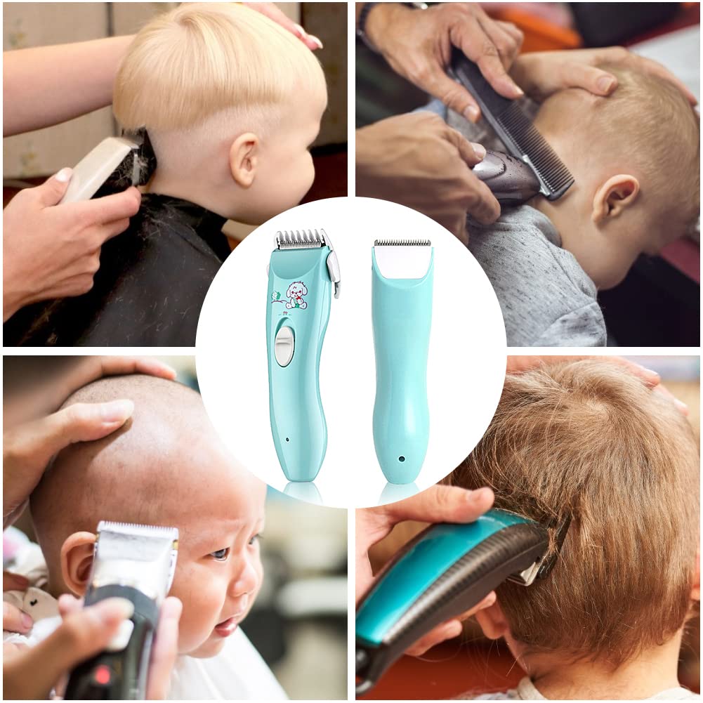 Tondeuse à cheveux silencieuse pour bébé, tondeuse à cheveux rechargeable avec peignes de guidage, tondeuse à cheveux pour , outils de coupe de cheveux professionnels, lames en céramique