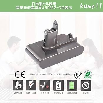 Amazon.co.jp: Kumall dyson ダイソンDC35 ダイソンバッテリーDC45