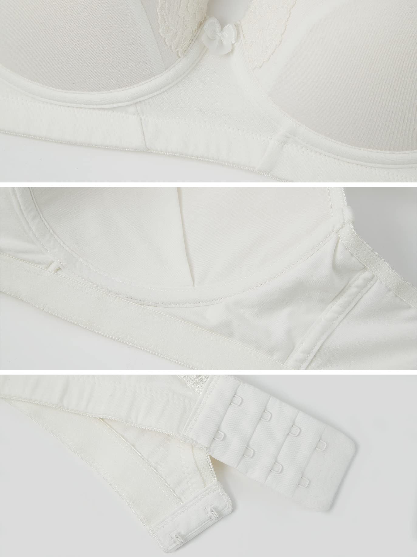 Vanever Damen Schwangerschafts BH, Baumwolle, Maternity Basic BH, ohne Bügel, Vollschalen