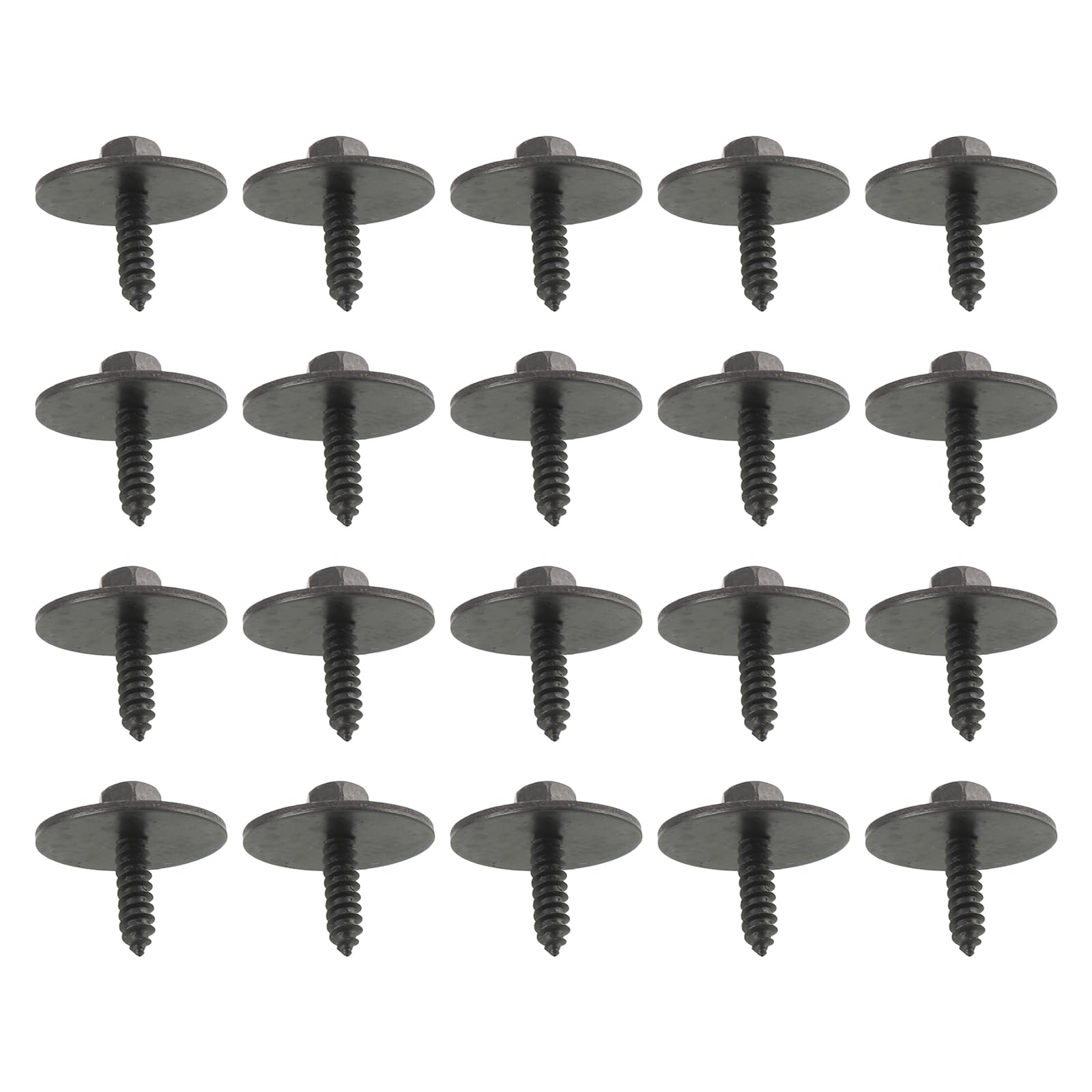 Amazon.com: GoaMotors 20pcs Metal Screw Under Cover Wheelhouse  