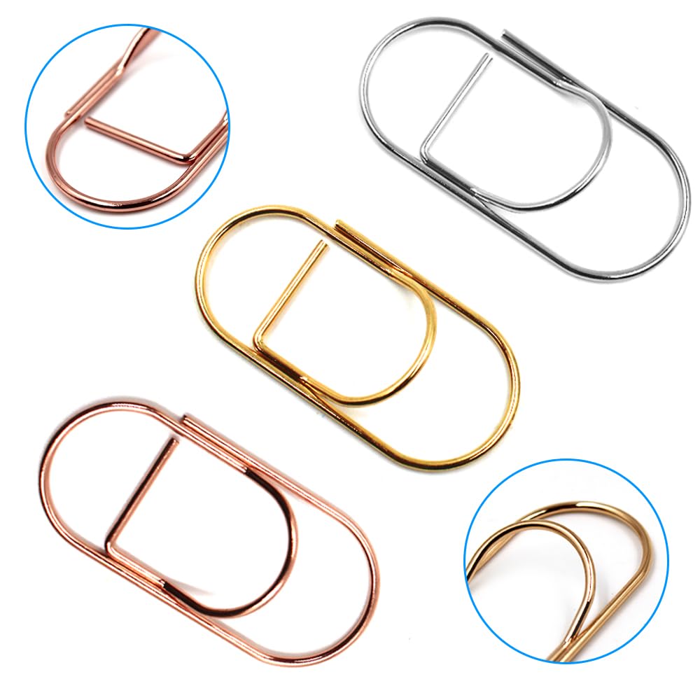 24 Pack Pencil Holder Clips,Stainless Steel Pen Holder Clip,Sonku Pen Clip for Notebook Books, Journal, Diary, Paper - Image 4