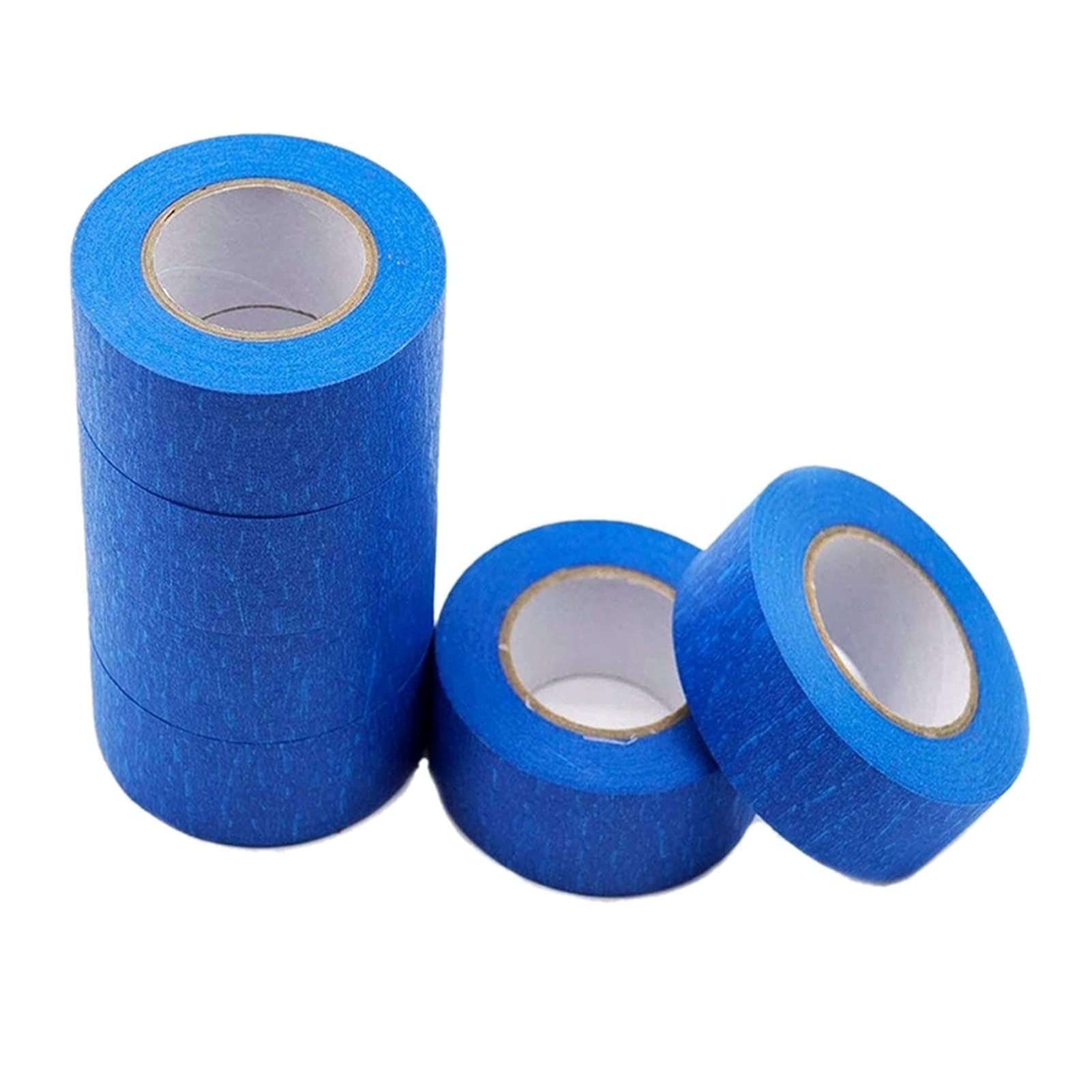Cinta de Pinturas Azules de 6 Rollos - Cinta de enmascaramiento Adecuado para Bricolaje o Pintor Profesional (25 mm x 20m)