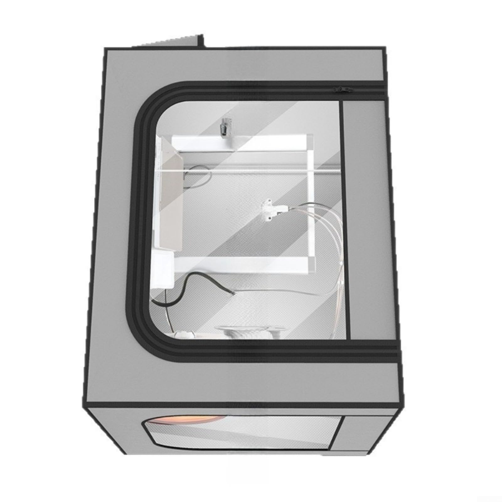 3D-Drucker-Gehäuse 58x80x58 cm für A1, staubdicht mit Abluftöffnung