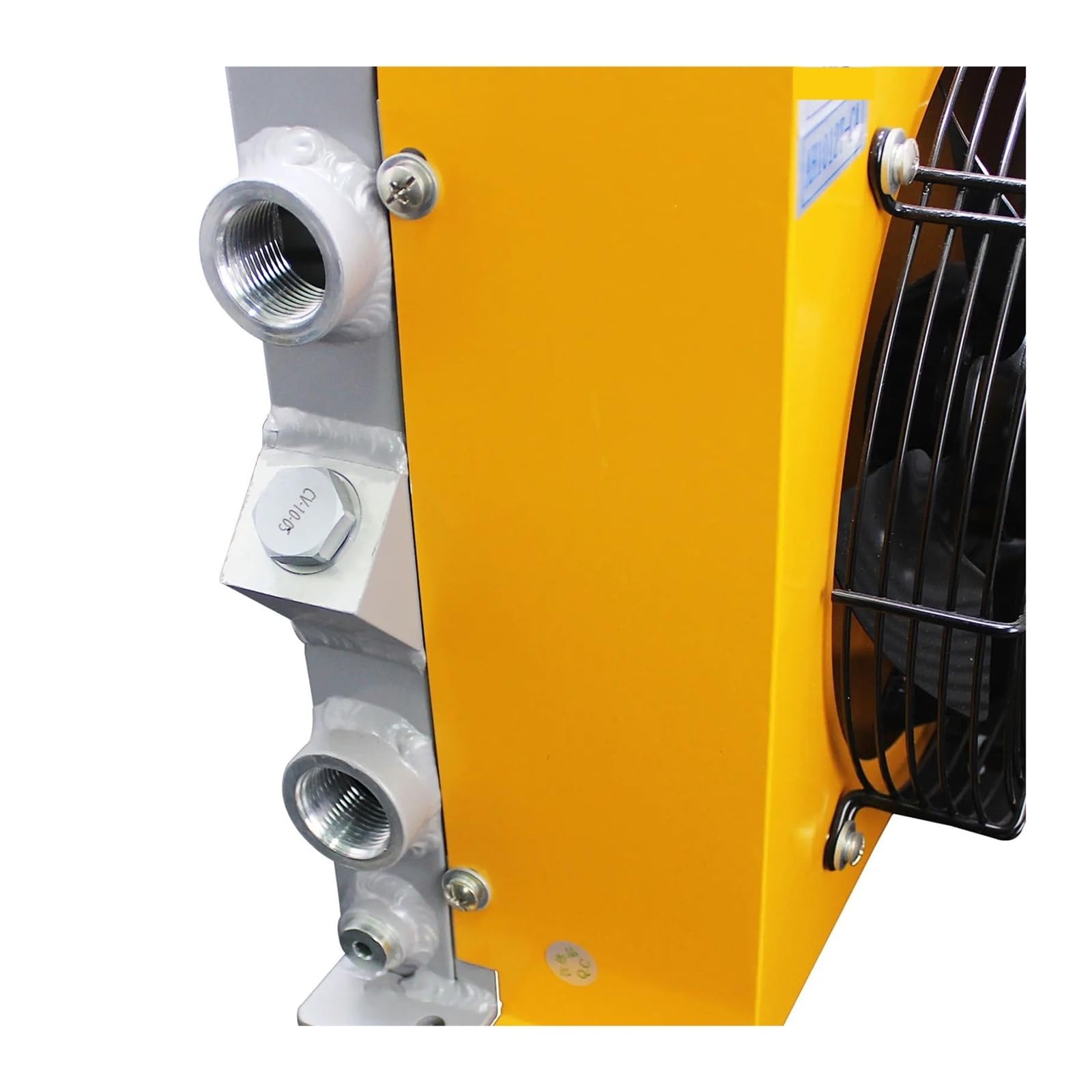 Radiatore idraulico raffreddatore d'aria con valvola di bypass della contropressione AH1012T1-CA 100L/min Raffreddamento Escavatore Ampia area di dissipazione del calore(DC12V)