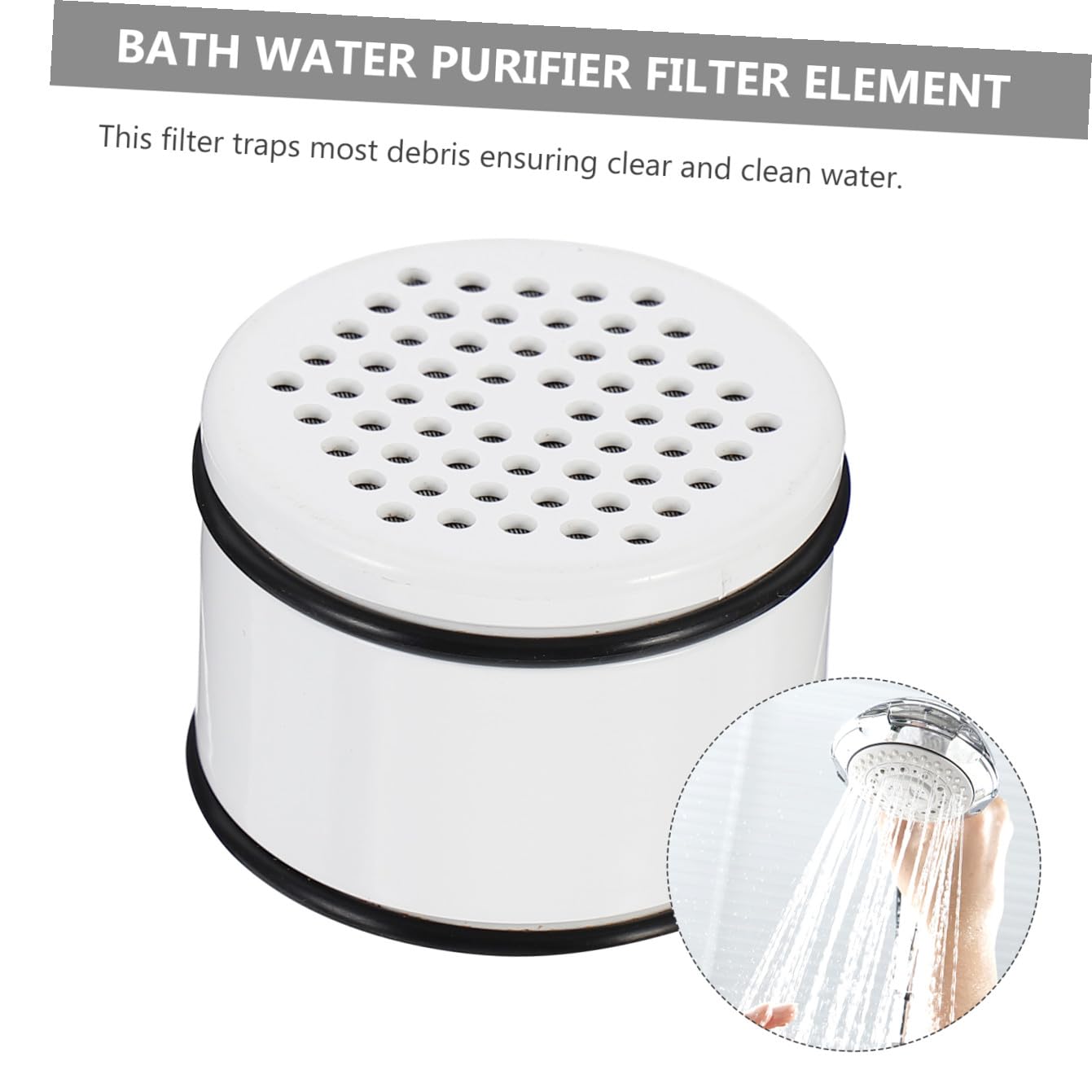 jojofuny 3piezas Filtro De Ducha De Reemplazo Purificador De Agua Compatible Varios La Del Agua y Cabello