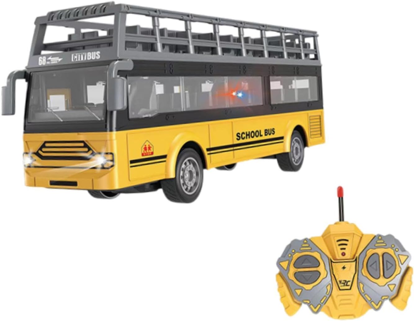 RC Car 1/30 Remote Control Car Vehicles Classic Openable Door City Bus Model Doubledecker Bus|Radio Control & Control Line|Rc Model Vehicles & Kits|Cars, Trucks & Motorcycles
