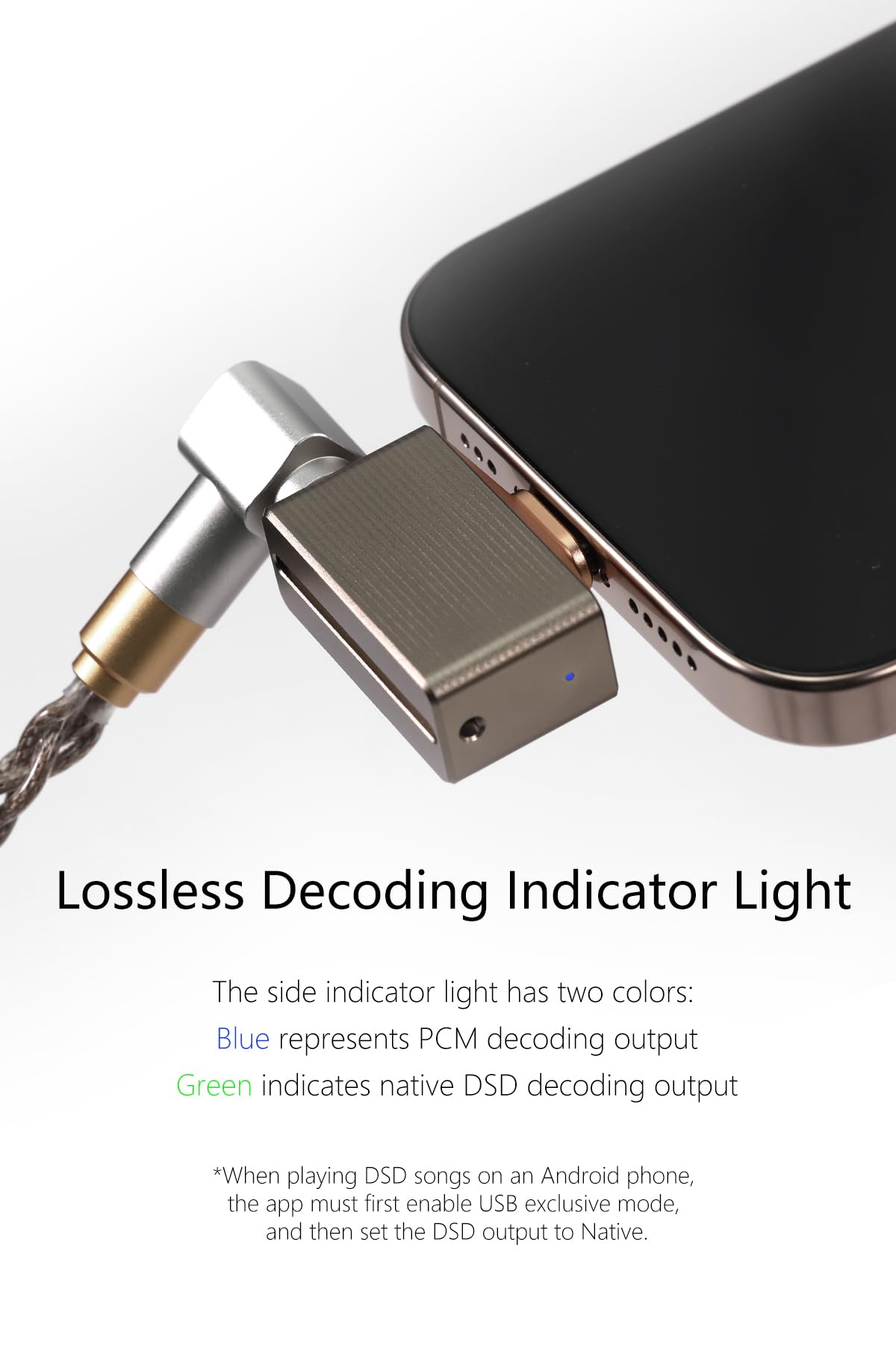TC44Pro M3 (Mountain3) T-Shaped Hi-Res DAC & AMP Dongle Adapter