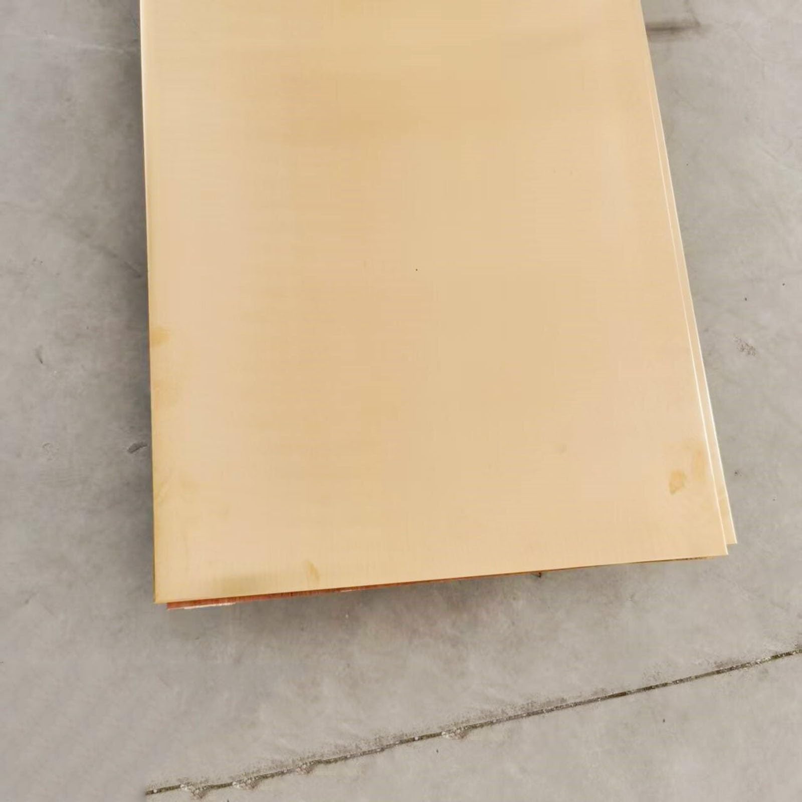 0,1 mm hochglanzpoliertes Messingblech (1 Stück)(0.2 * 305 * 1000mm)