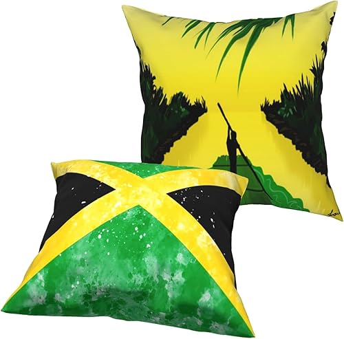 Miniatura 3 de Juego de 2 fundas de almohada decorativas de colibrí para sofá, diseño de flores, pájaros, de algodón, 18 x 18 pulgadas, 17.7 x 17.7 in, para sofá,