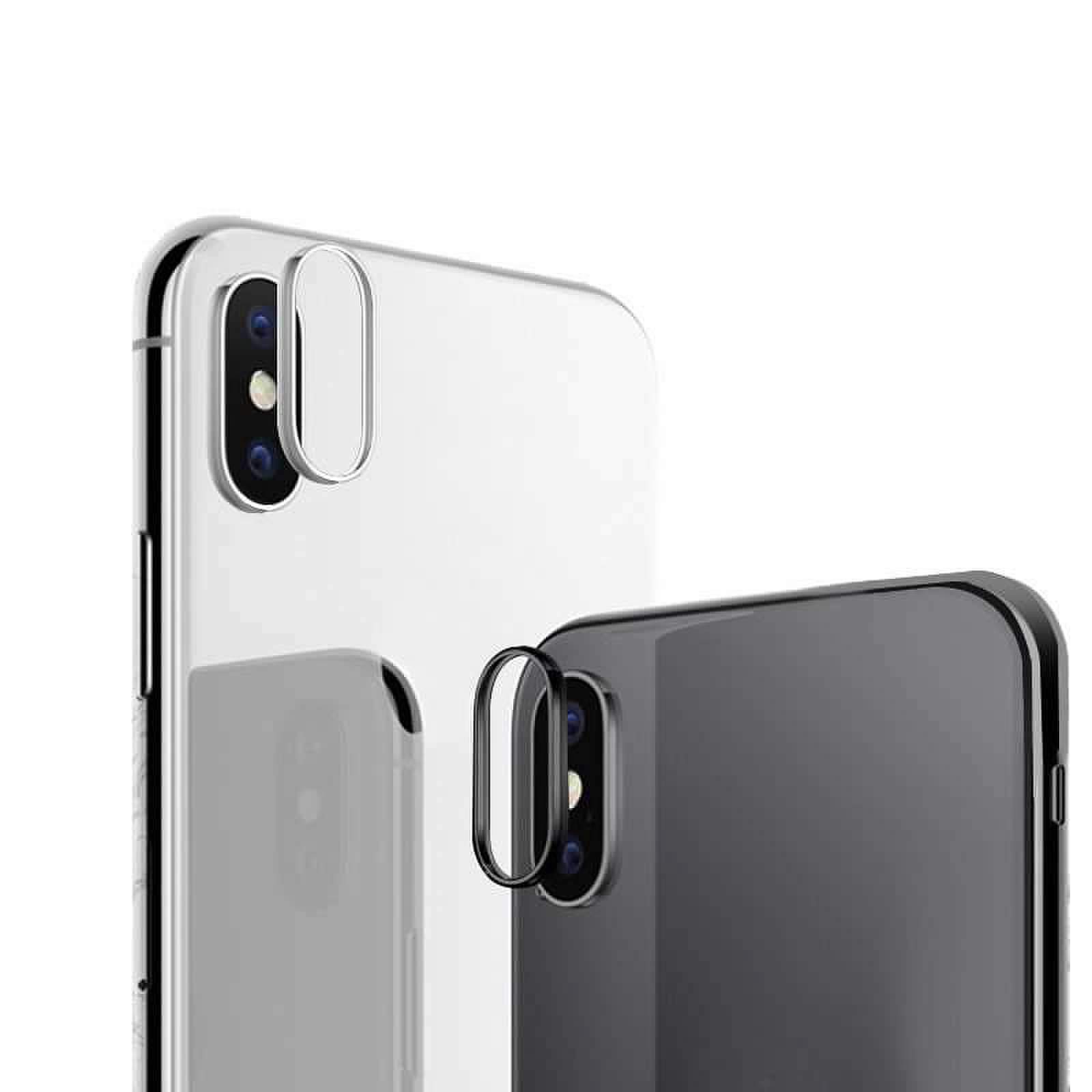 superior ZRL® Rear Camera Lens Circle Aluminium Protector Ring Case Skin For iPhone X