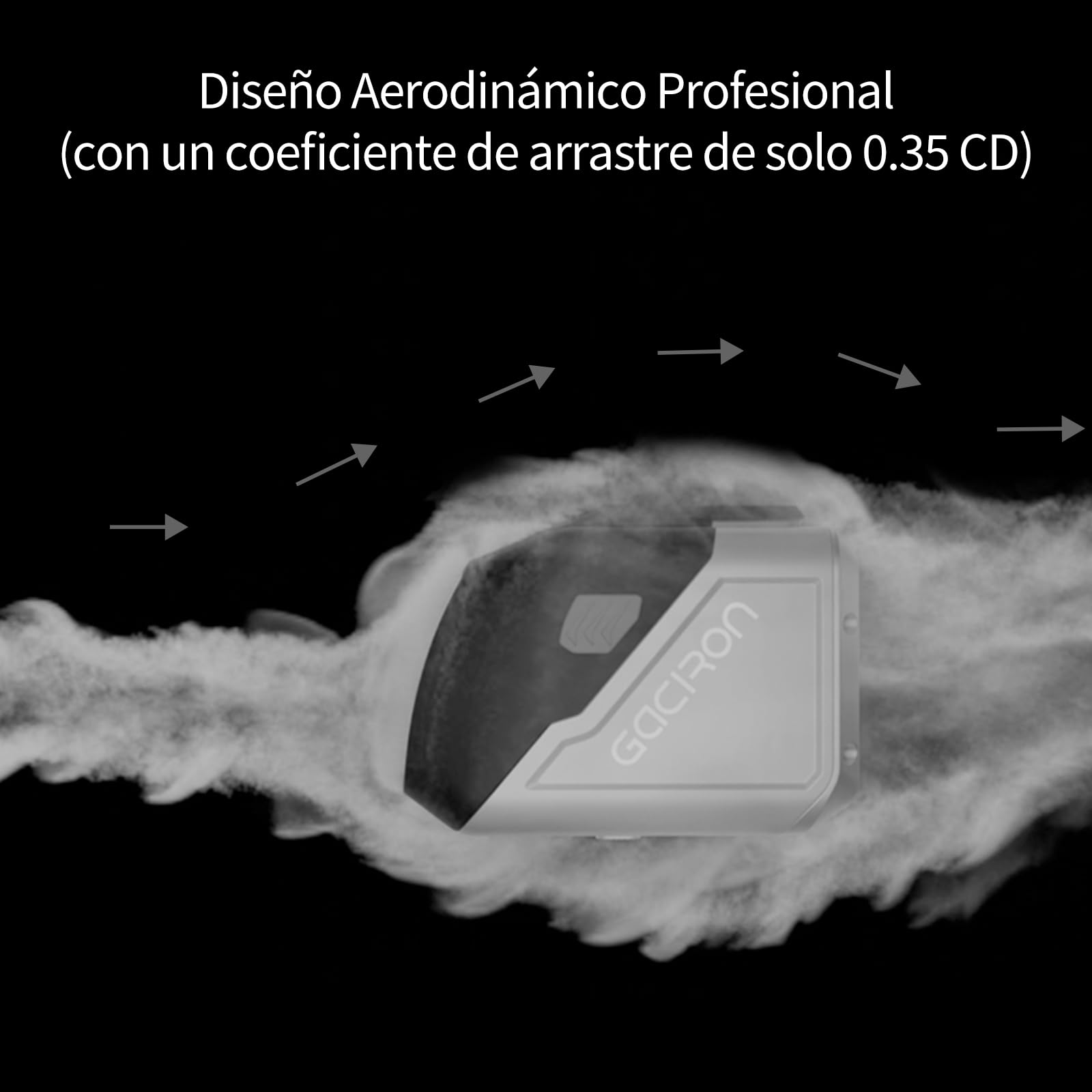 Gacirón Luz bicicleta delantera CETUS-1700,Diseño óptico con Haz Alto y Haz bajo,Luz bicicleta de aluminio aerodinámico y control remoto inalámbrico,Faro de bicicleta de 4200 mAh con 6 modos de brillo