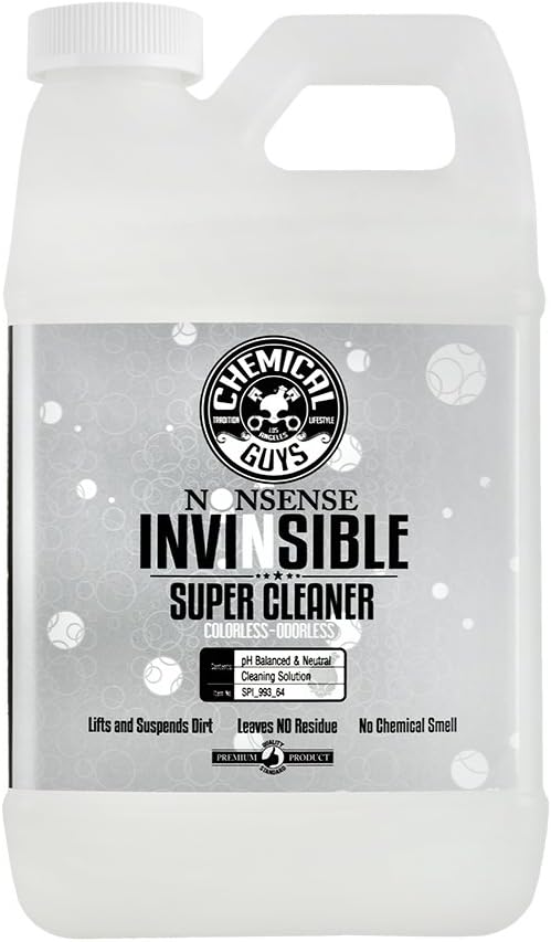 Chemical Guys SPI_993_64 Nonsense All Surface Cleaner (Works on Vinyl, Rubber, Plastic, Carpet) Safe for Home, Garage, Cars, Trucks, SUVs, Jeeps, Motorcycles, & RVs, 64 fl. Oz (Half Gallon), Unscented