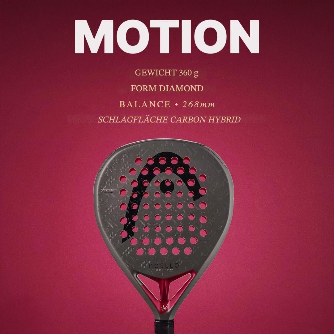 HEAD Coello 2026 Padelschläger Serie - Pro, Motion & Team Padel Paddel