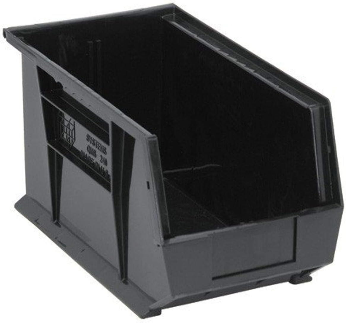 Quantum QUS240 Plastic Storage Stacking Ultra Bin, 14Inch by 8Inch by