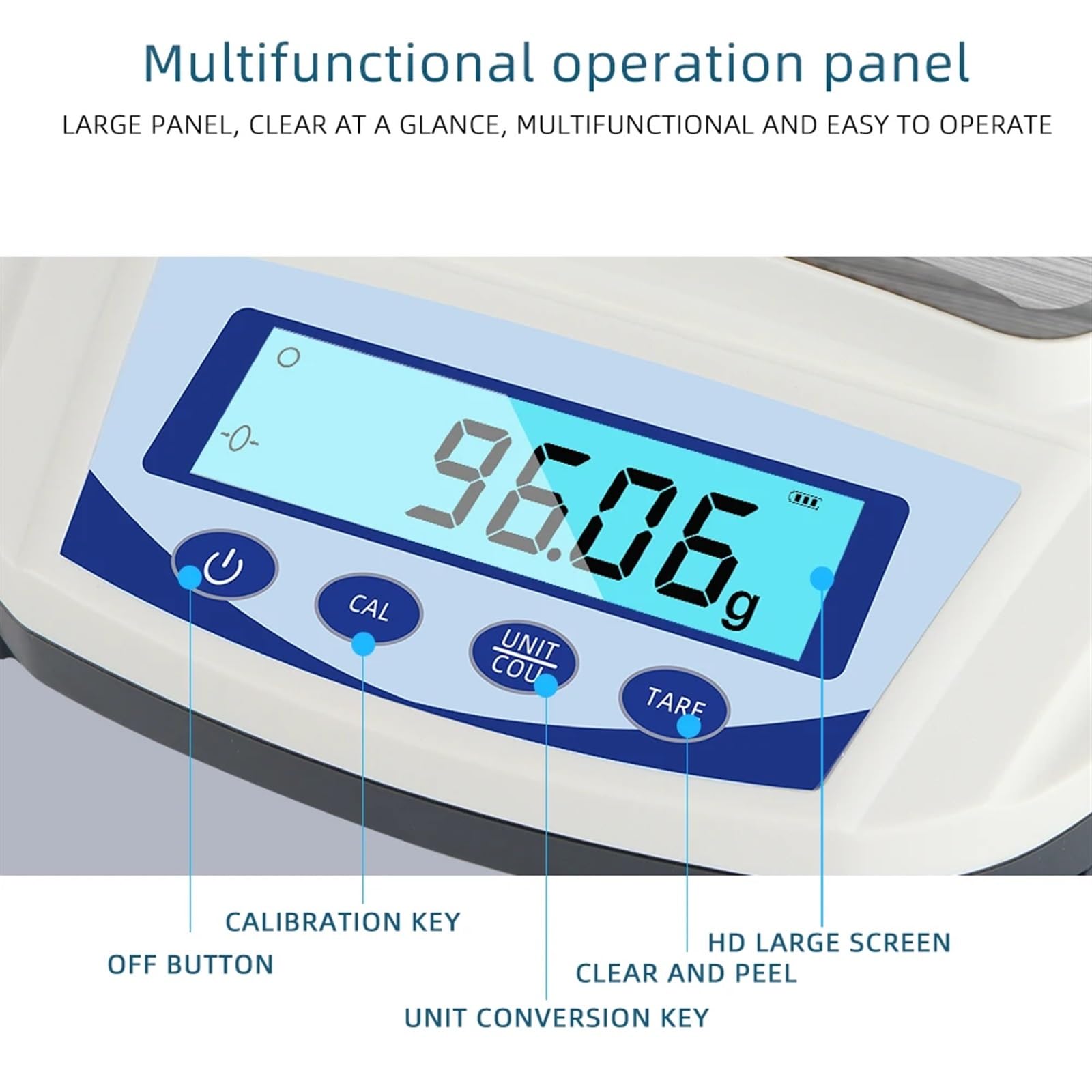 1000g/0.01g Bilancia Elettrica Ad Alta Precisione Portabl Digitale LCD Bilancia Elettrica Bilancia for Gli Alimenti Gioielli In Oro Tè strumenti di pesatura,Giardino,Prato,Interno,Uso esterno
