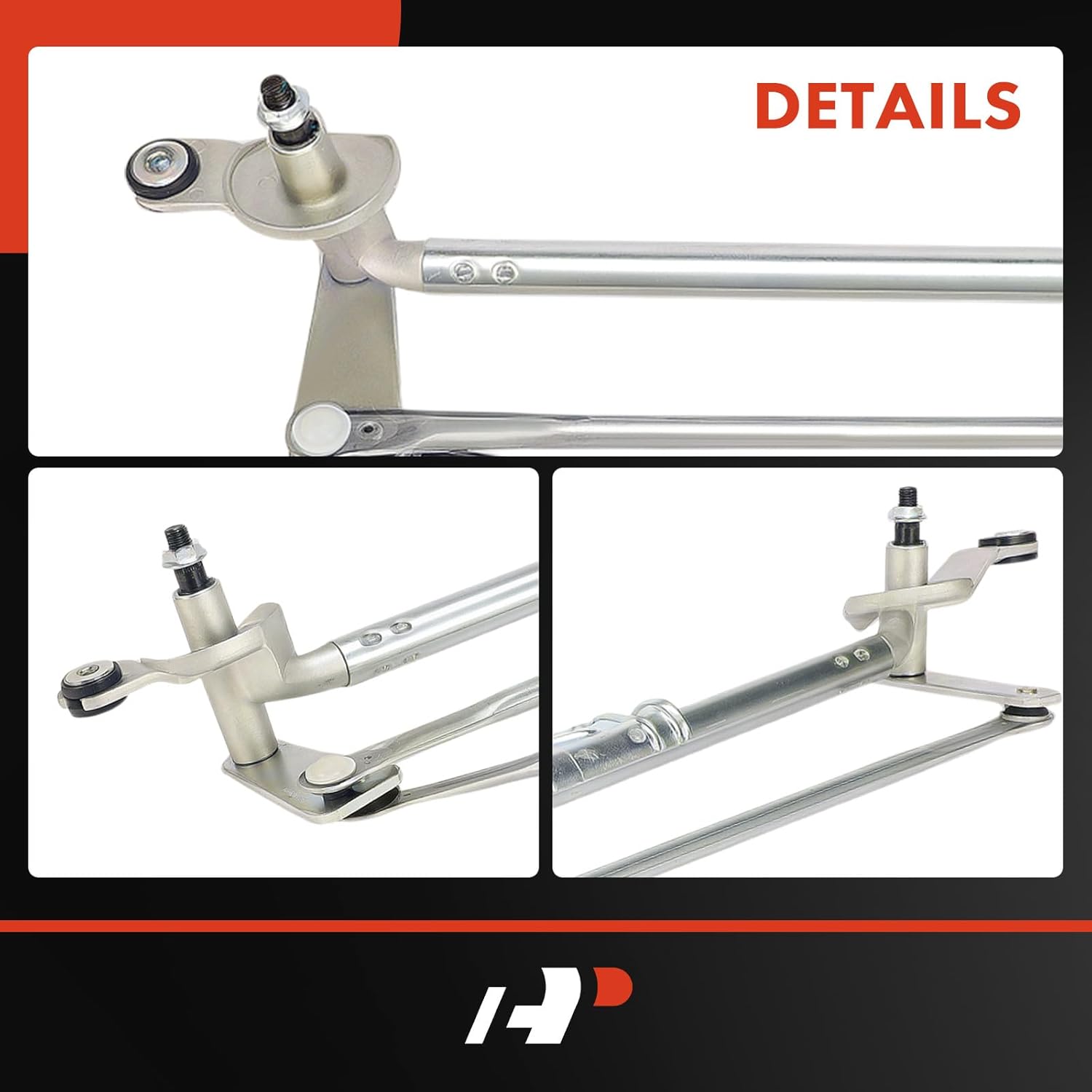 A-Premium Front Windshield Wiper Linkage Compatible with Chevrolet Silverado 1500 2500 HD 3500 HD & GMC Sierra 1500 2500 HD 3500 HD, 2007 2008 2009 2010