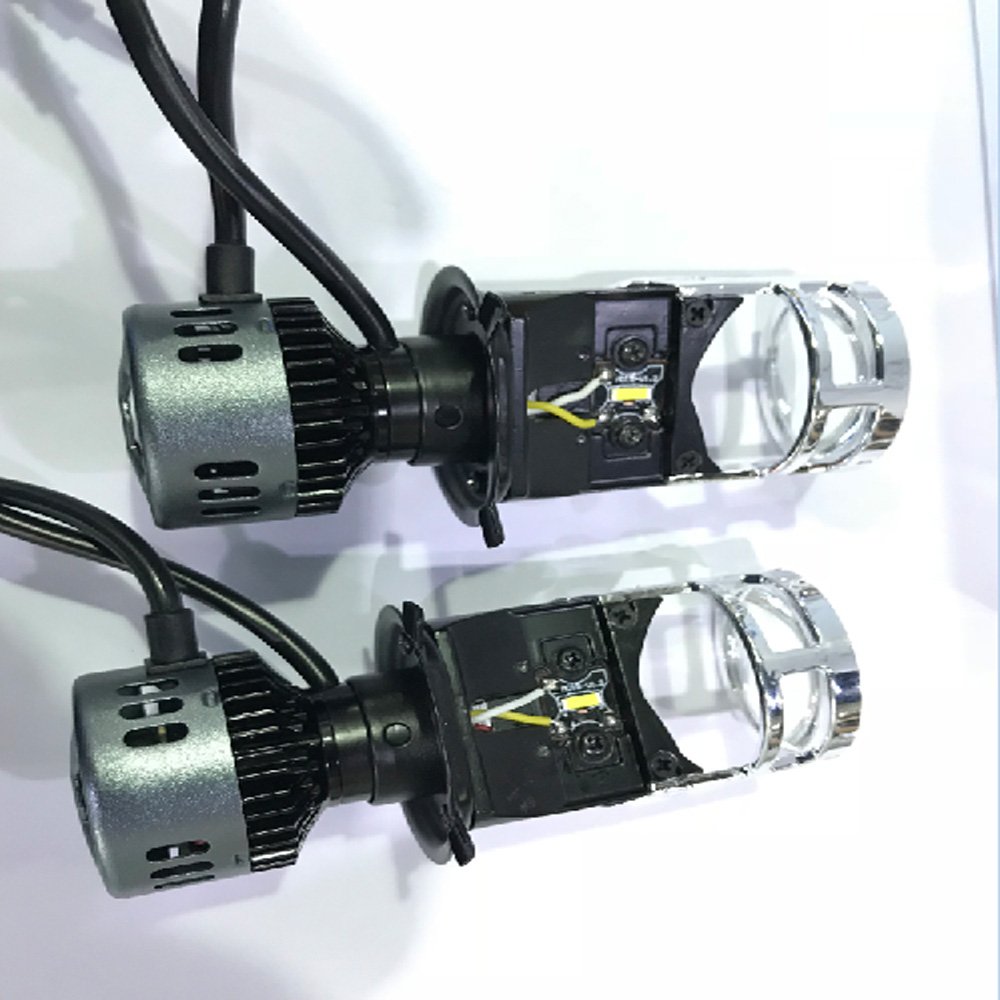 Amazon | H4 LED ヘッドライト プロジェクターレンズ付き LED H4