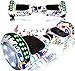 Magic Vida Hoverboard 6.5 Pouces Bluetooth Puissance 700W avec Deux Barres LED Gyropode Pas Cher Auto-Équilibrage de Bonne qualité pour Enfants et Adultes(Graffiti)