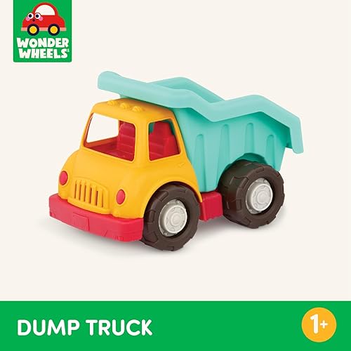 Miniatura 5 de Wonder Wheels by Battat - Camión volquete - Camión de juguete para niños pequeños - Piezas movibles - Juguete de construcción duradero y resistente