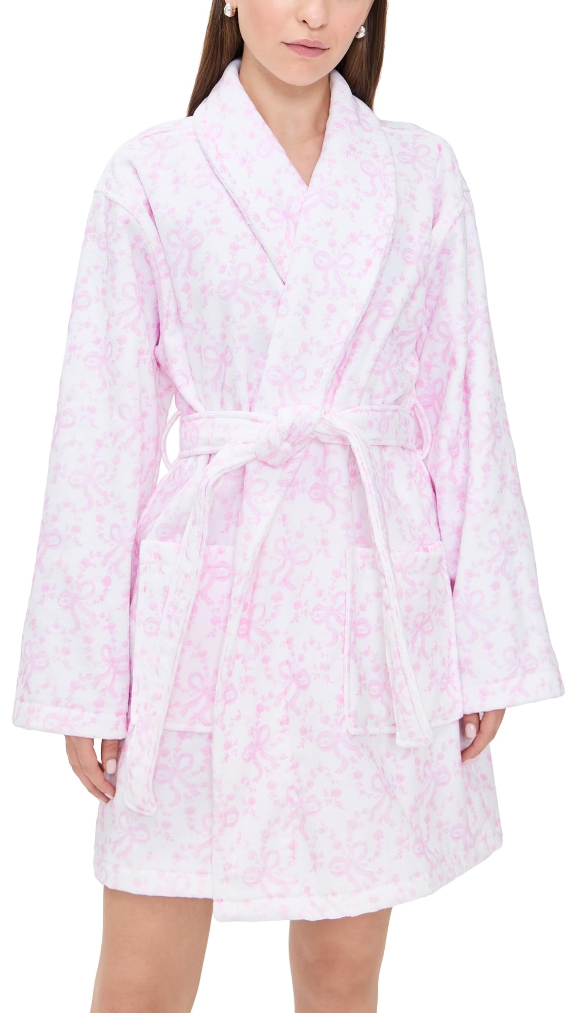 LOVESHACKFANCY Womens Indie Bathrobe