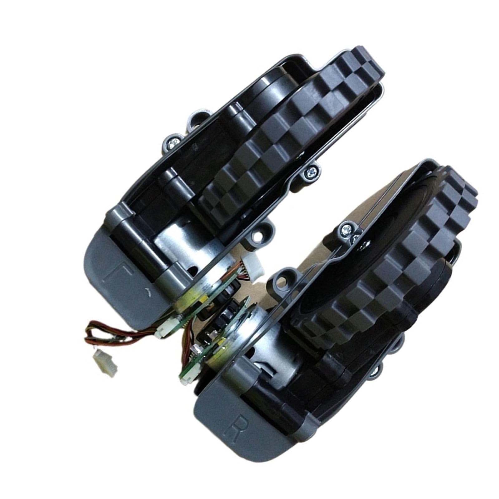 NUCBCULWP Vacuum Cleaner Accessory，Compatible For Panda， X500 ，Robot Vacuum Cleaner Wheel Parts With Motor(L+R)