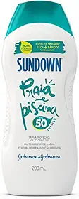 Protetor Solar Corpo e Rosto SUNDOWN® Praia e Piscina FPS 50, 200mL