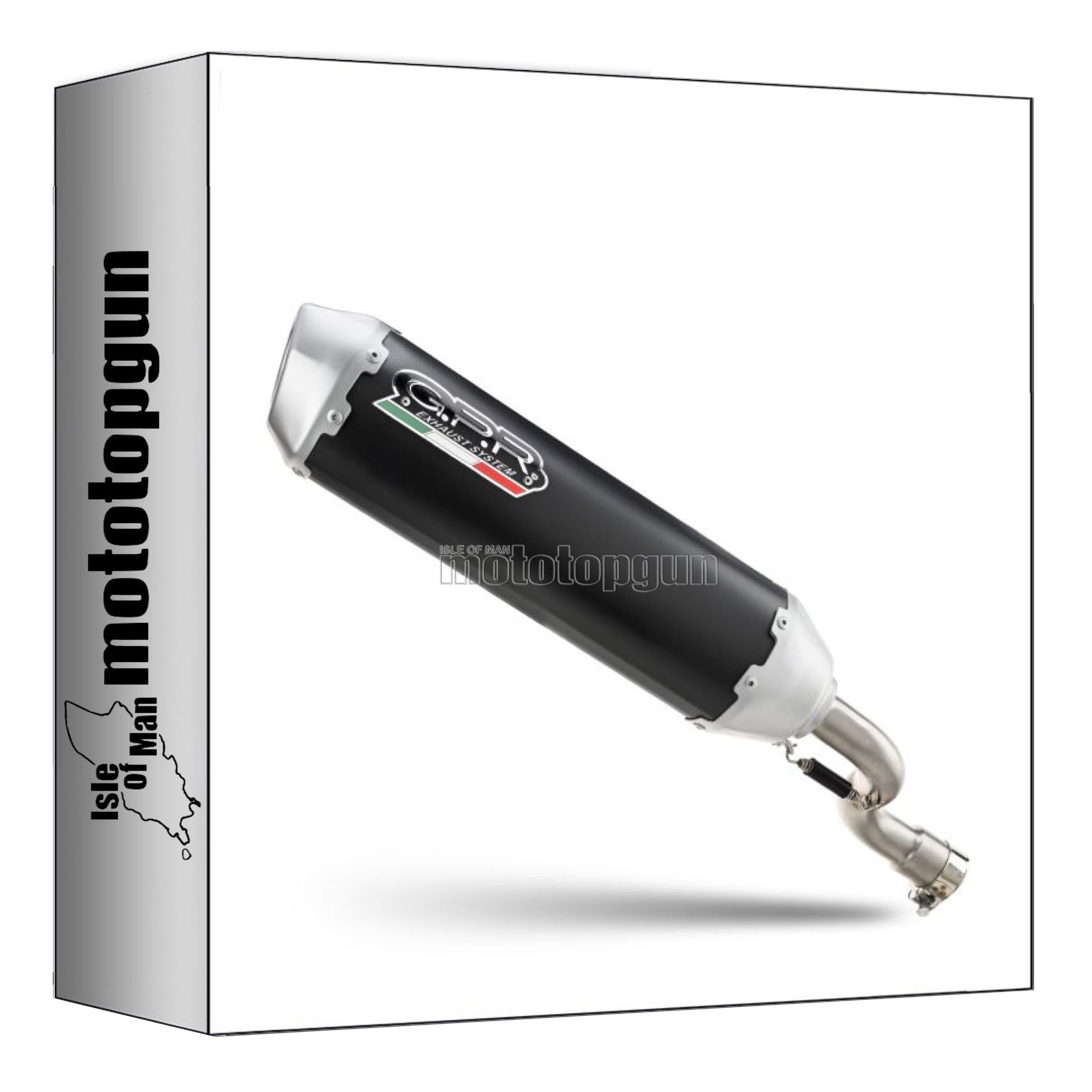 tubo de escape gpr homologado catalizado acero negro pentascooter, db-killer incluido, hon.267.cat.pe compatible con honda adv 350 2022 2023 2024 mototopgun