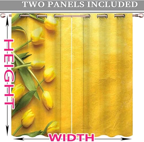 Miniatura 10 de Cortinas opacas con diseño de luna y cielo estrellado para habitación, 2 paneles, cortinas de ventana para decoración de sala de estar, 55 pulgadas