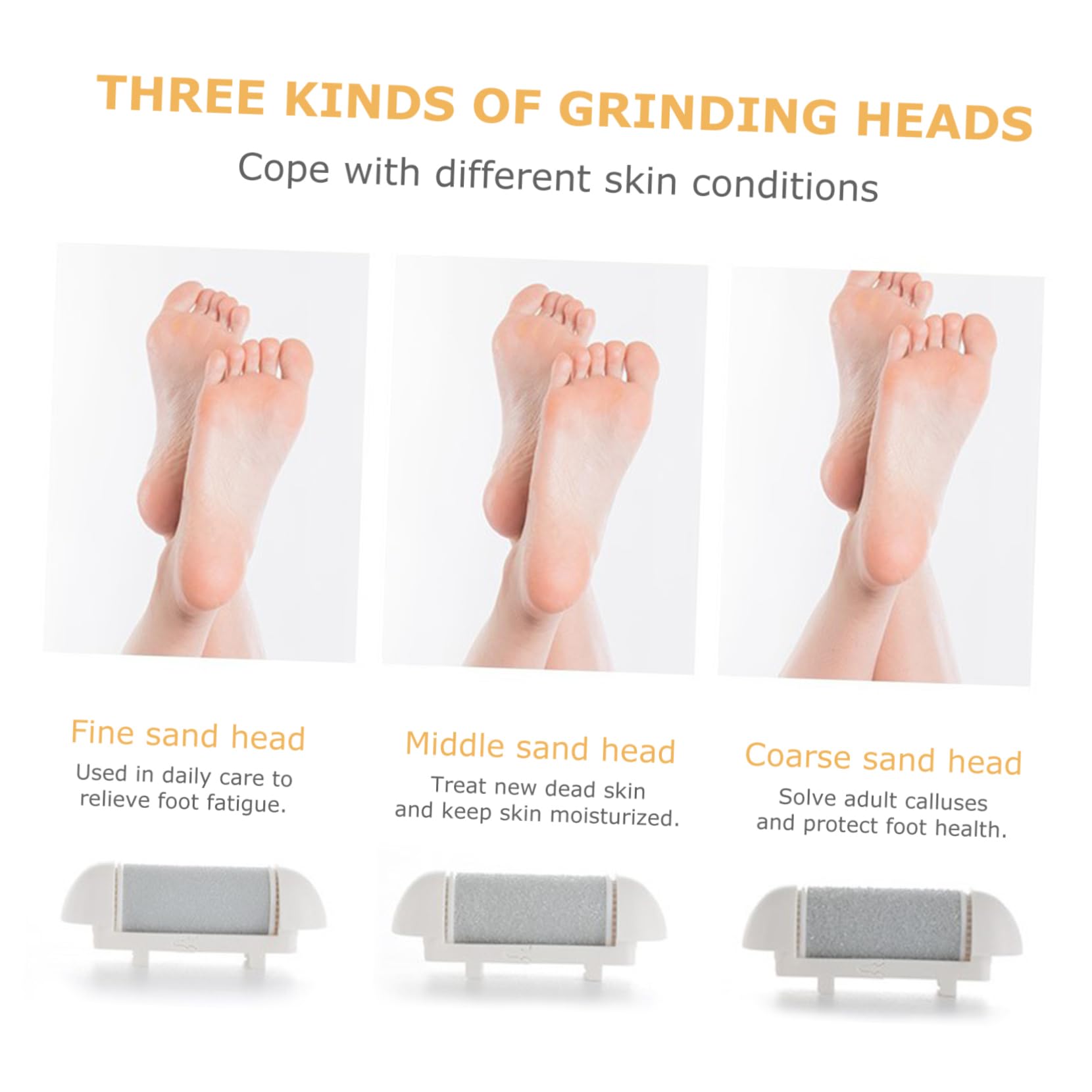 Pedicure Elettrico per Piedi 1200 ma Abs, Set Riutilizzabile