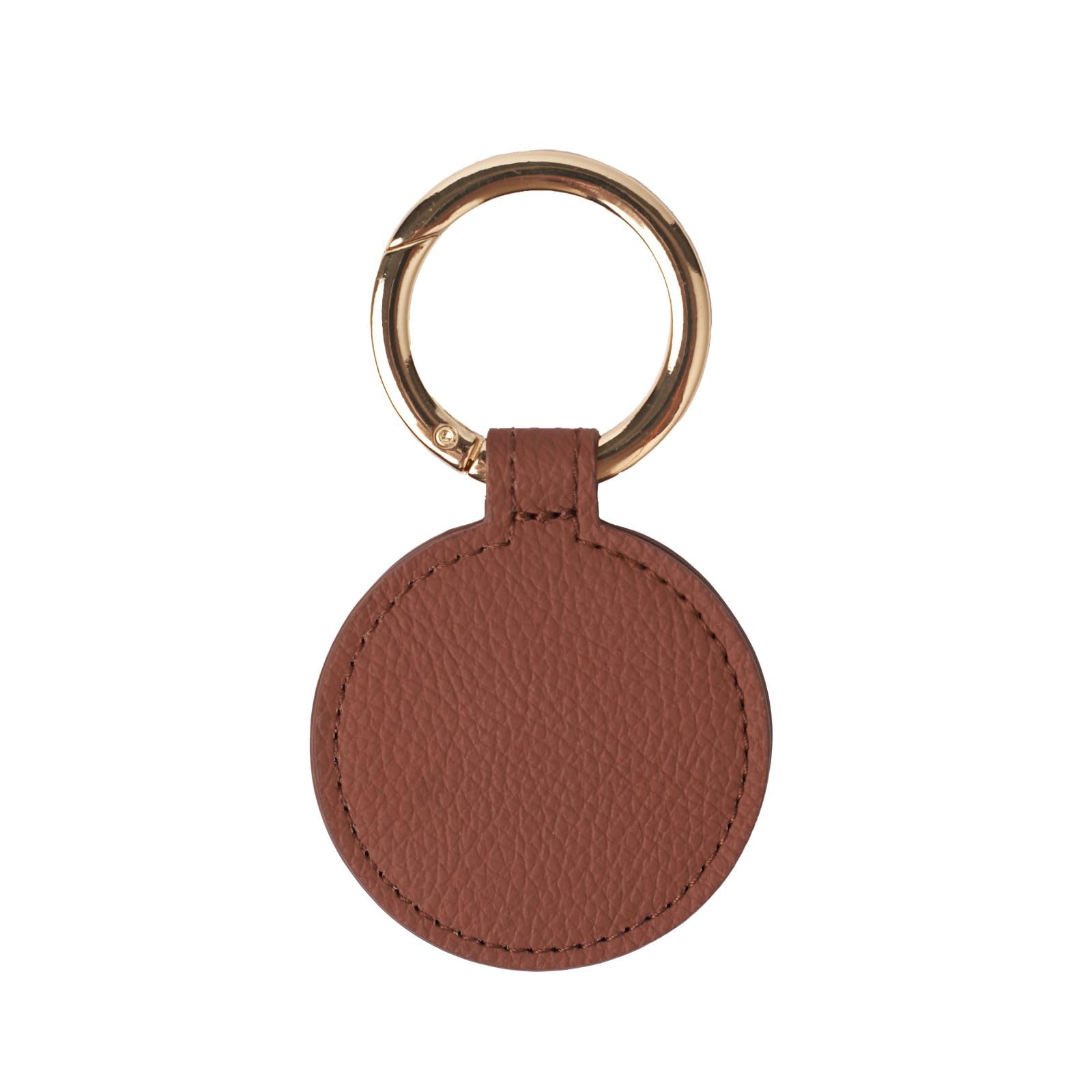 Doeek Magnetic Hat Holder for Travel - Strong Clip for Bag, Hands-Free (Brown)