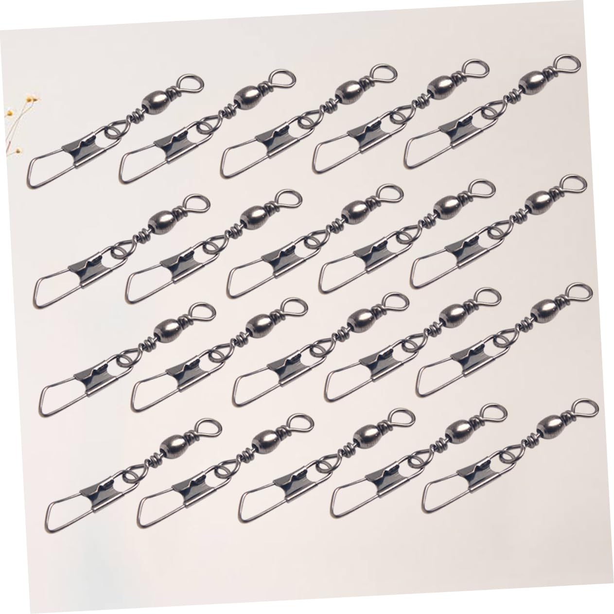 Toddmomy 600 Pièces Connecteur D'Hameçon De Pêche Connecteur Pivotant De Pêche Connecteur De Pêche Connecteur Roulant De Pêche Crochet De Pêche Ligne Connecteur Broche Style