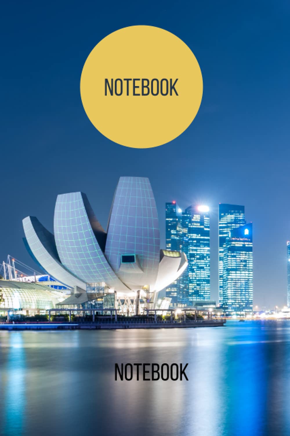 Singapore Notebook: blank lined composition journal | Singapore notebook | 100 pages