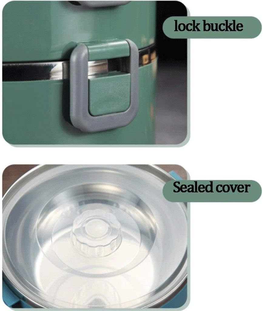 Vacuum Insulated Lunch Box Stainless Steel Food Jar Container Carriers Thermal Storage
