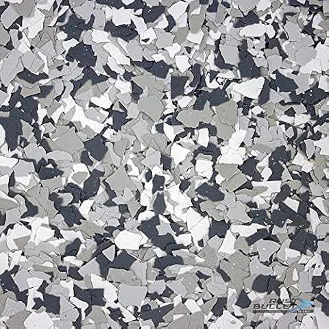 RUST BULLET - Decorative Concrete Color Flakes - Customize Your Concrete Coating - 1 LB Bag - Cement Paint for Concrete Outdoor - Concrete Decorative Chips Concrete Mixing Color - Incognito Blend Cover
