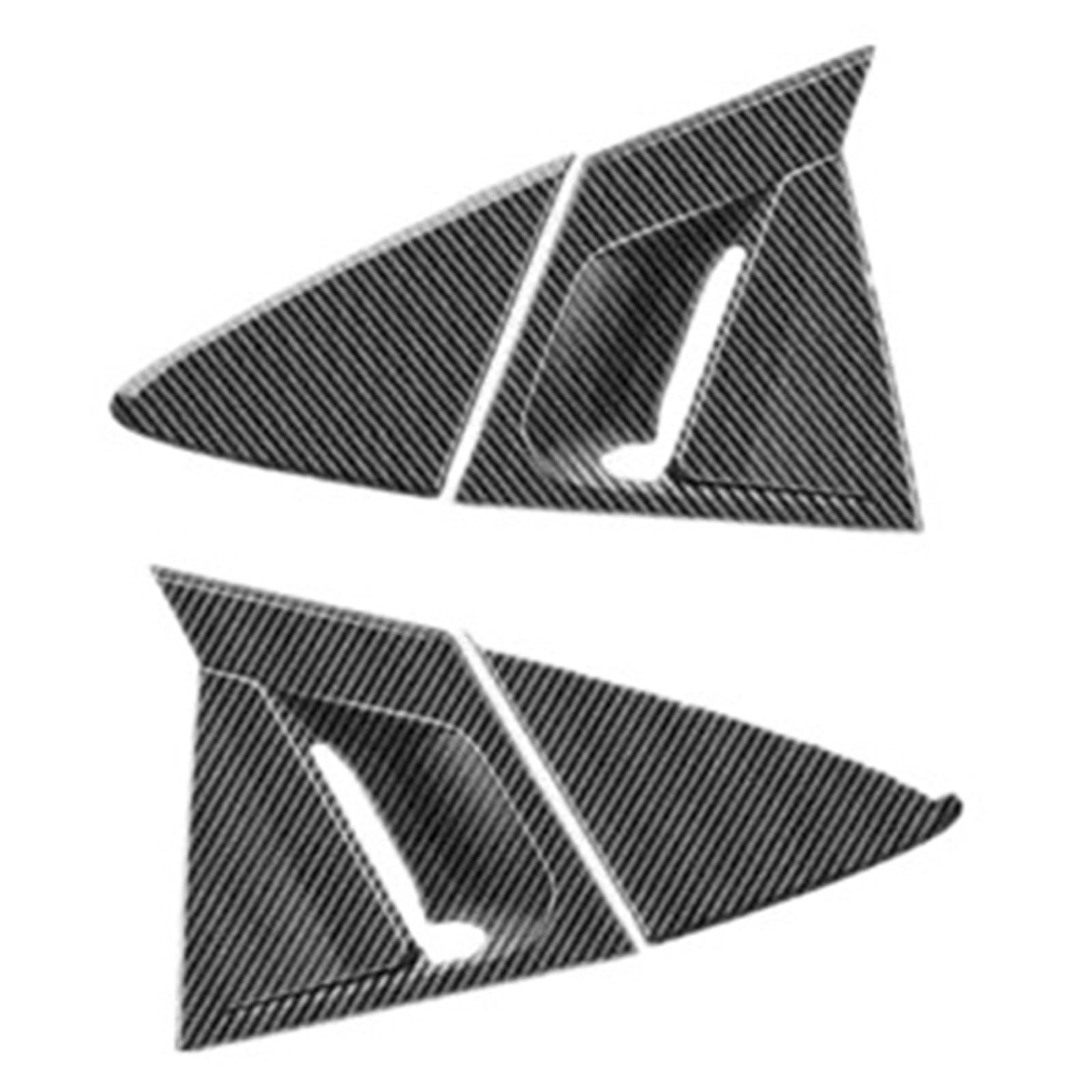 Für Toyota Für Prius 2023 2024 2025 Auto Hinten Seite Fenster Lamellen Set Sonnenschutz Windschutzscheibe Abdeckung Abdeckung FüR Hintere Seitenfenster(Carbon Look)