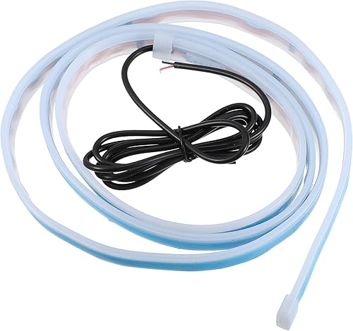 X AUTOHAUX Tira de luz para capó de automóvil de 59 pulgadas, tira de luz LED blanca impermeable para Toyota Corolla RAV4 para Ford F150 F250 para