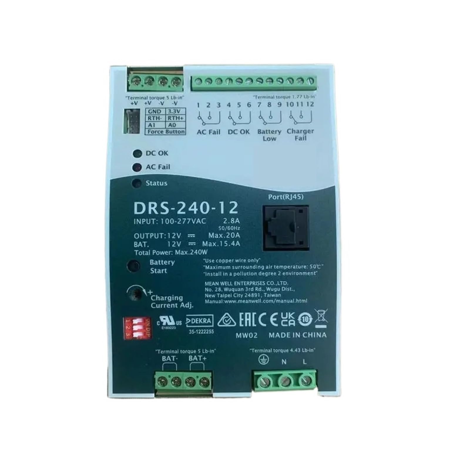 LEOTNNDQ DRS-240-48 240W Power DRS-240 48V 3.85A