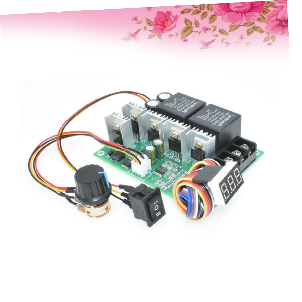 Controlador Pwm Motor Regulador Ajustable Reversible para Motores Pequeños Aptos Industrial
