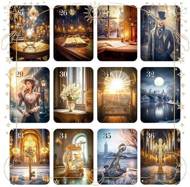 正規品ルノルマンカード】 季節限定で作られた希少入手困難品冬のパリ