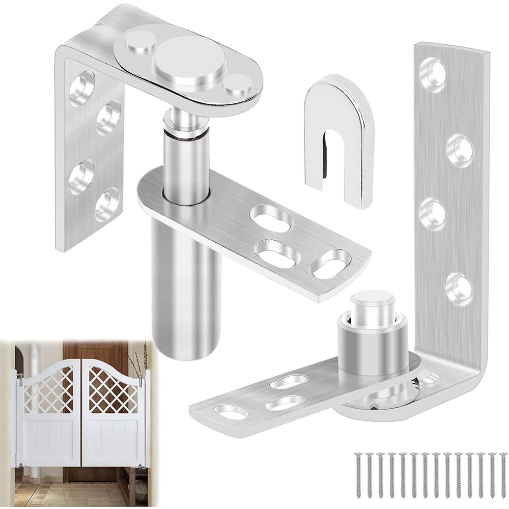 Charnière porte battante en acier inoxydable à double action 180° pour bar et cour